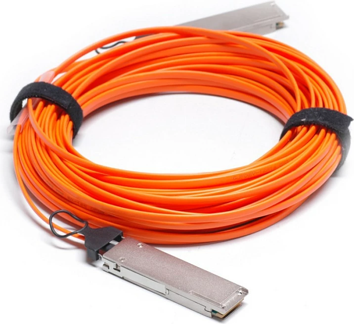 Kabllo rrjeti Cisco 100GBASE QSFP+ Active, 7 m, 100 Gbit/s, portokalli