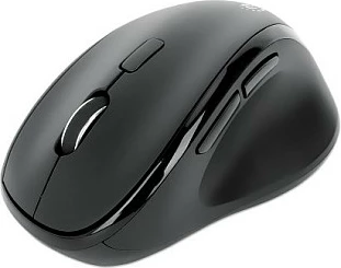Maus wireless MANHATTAN ergonomik, 6 butona, USB-A/C, i zi
