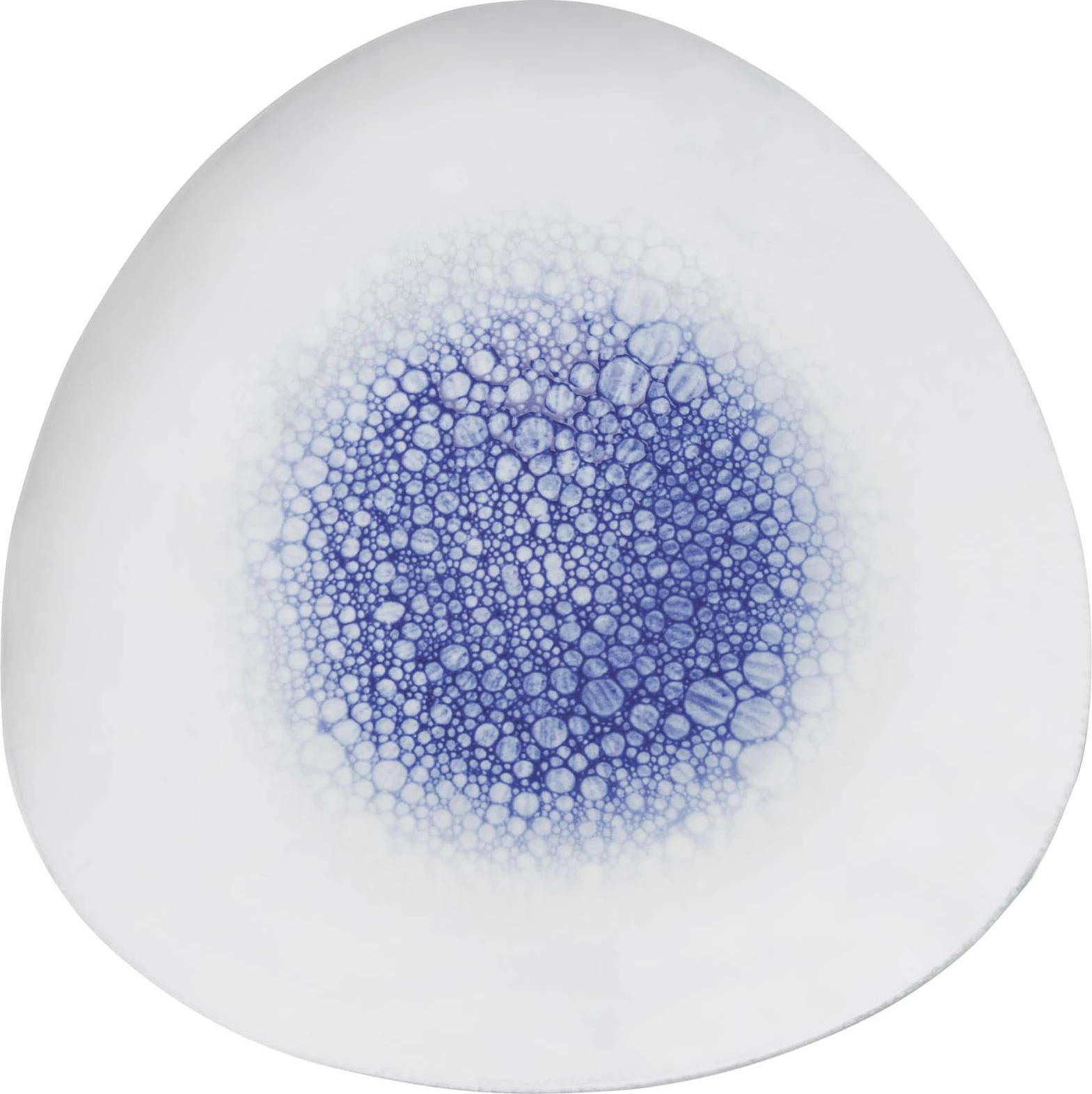 Pjatë trekëndore Fine Dine Serenity 190 mm, set 6 copë, blu