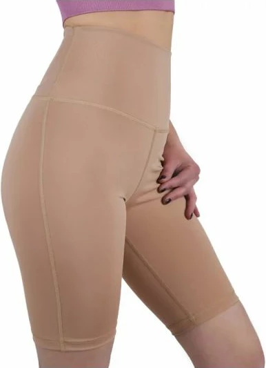 Shorce për femra GymHero, ngjyrë krem