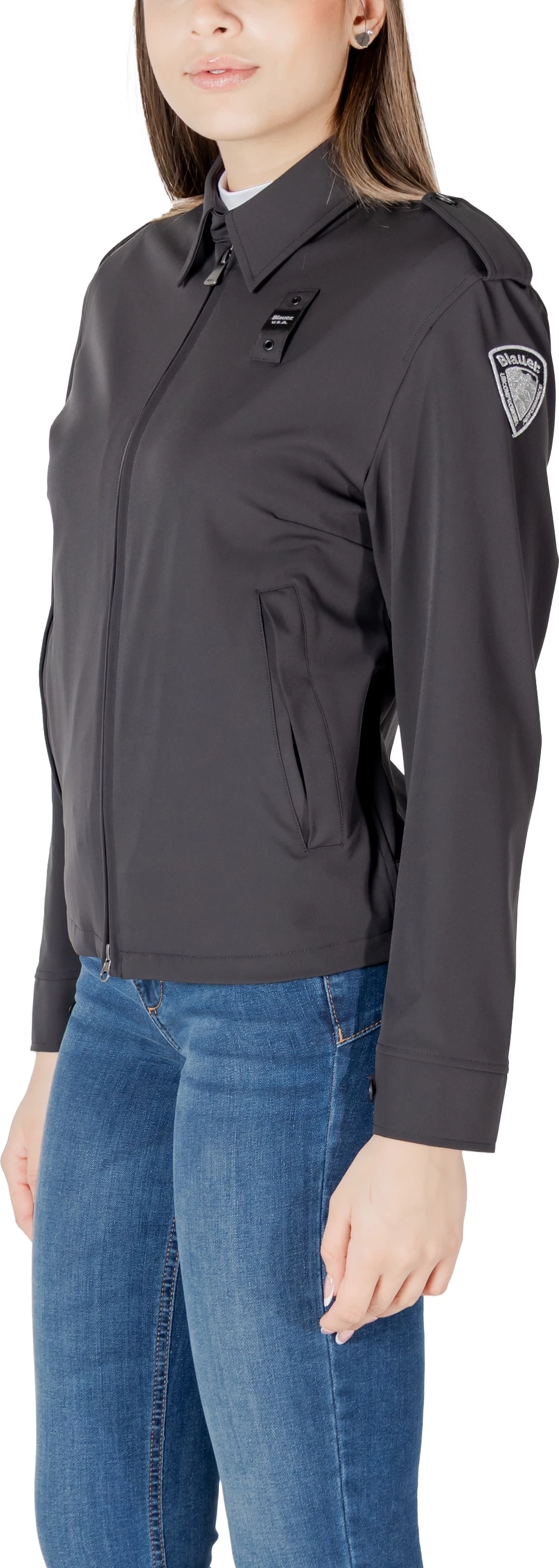 Jakne për femra Blauer Flavia 25SBLDC04333, të zeza [Madhësia: M]