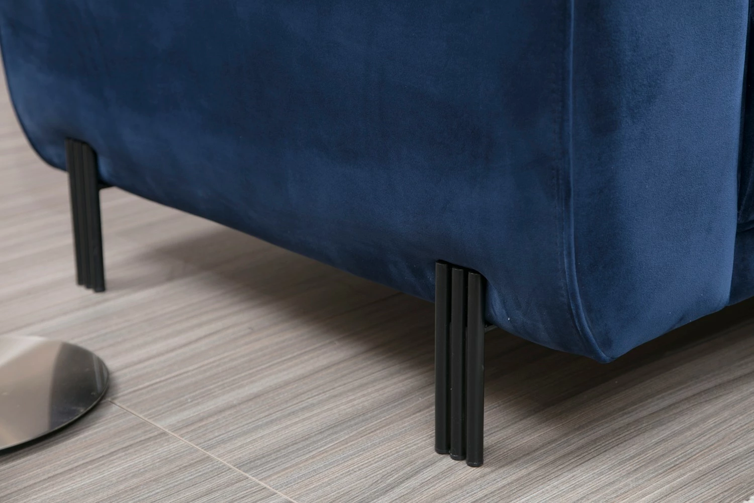Kënd divan-krevat Atelier del Sofa, kënd i djathtë, ngjyrë blu e errët (L3-Chl)