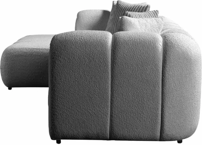 Këndare Atelier del Sofa, N-Line, kënd i majtë, ngjyrë gri