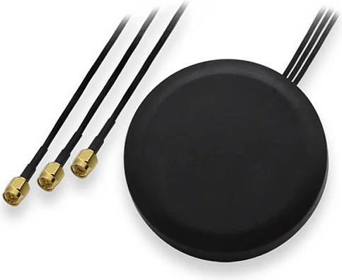 Antena Teltonika PR1KCS28, 28 dBi, kabllo 3 m, SMA/RP-SMA, IP67, e zezë