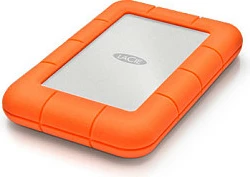 Hard disk i jashtëm LaCie Rugged Mini 2TB, USB 3.2 Gen 1, 2.5", AES 256-bit, Portokalli/Argjend