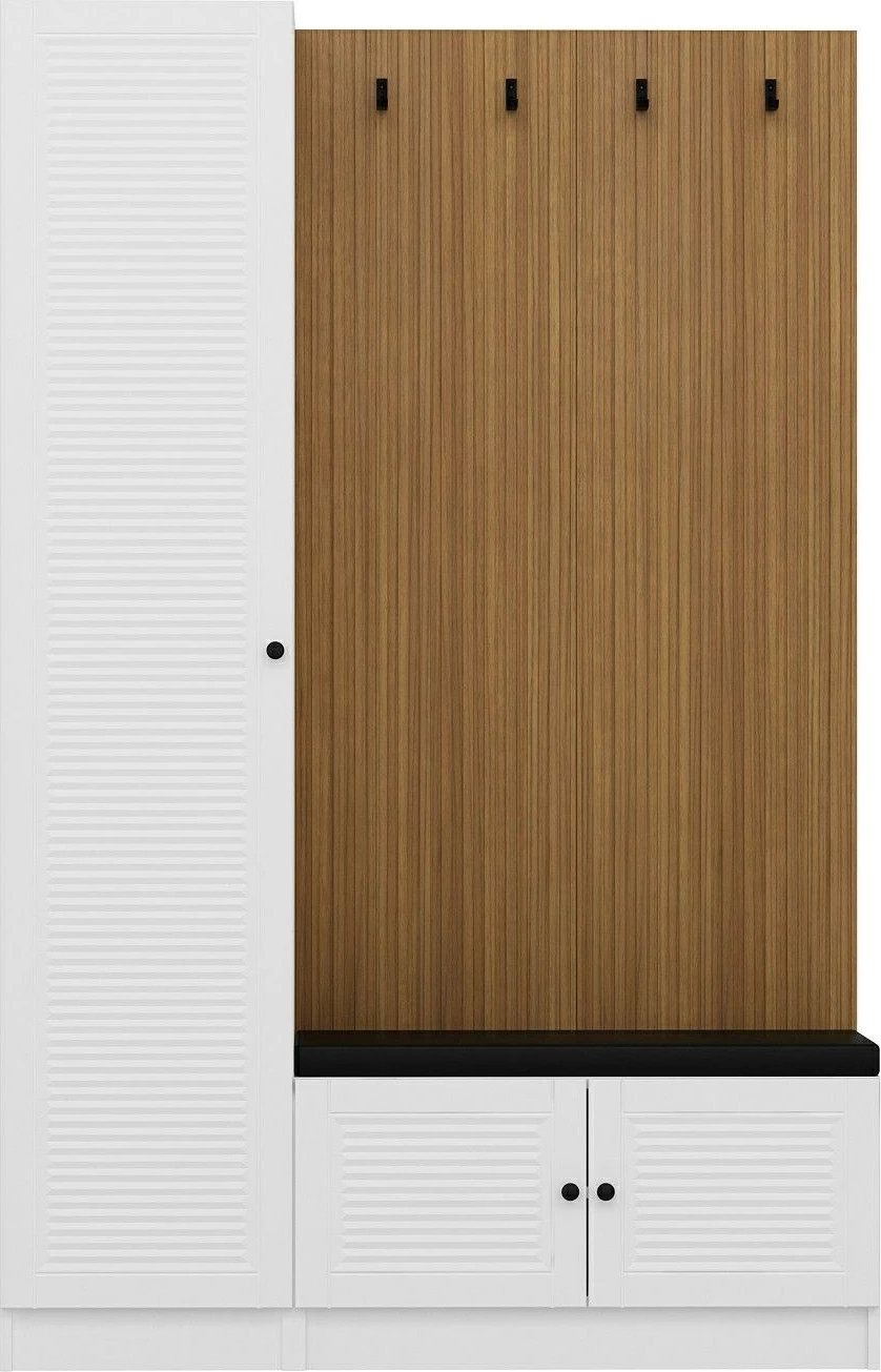 Stendë korridori Skye Decor, Noah, e bardhë, 135x210x35cm