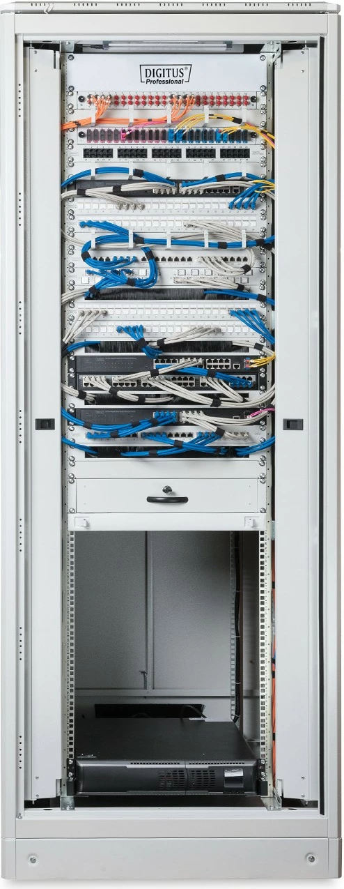 Kasë rrjeti Digitus Unique 36HE, 1787x800x800mm, freestanding, gri