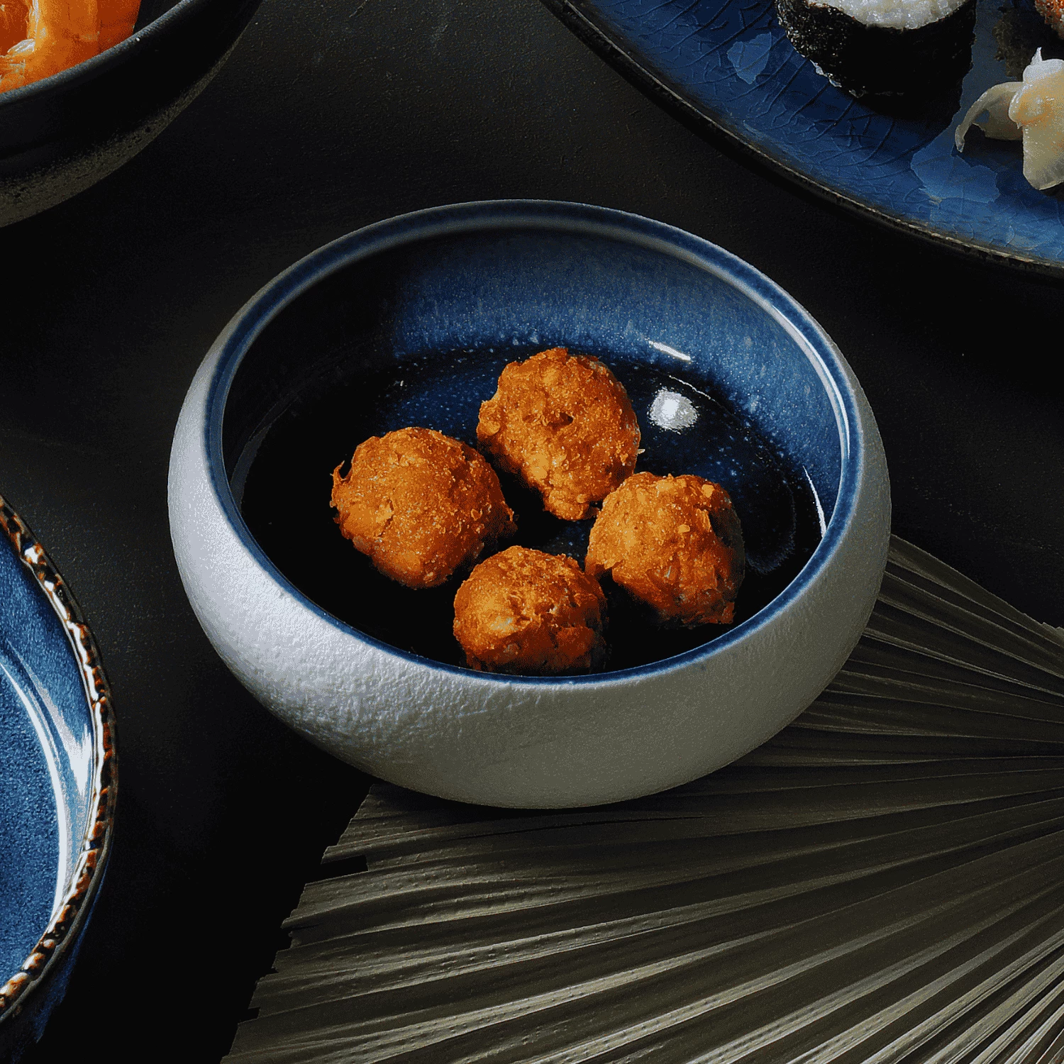 Tas Fine Dine Goro Ø140mm, bardhë/blu, set 3 copë