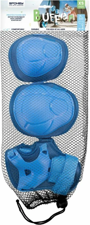 Set mbrojtës për fëmijë Spokey S BL BUFFER, S, rozë/blu