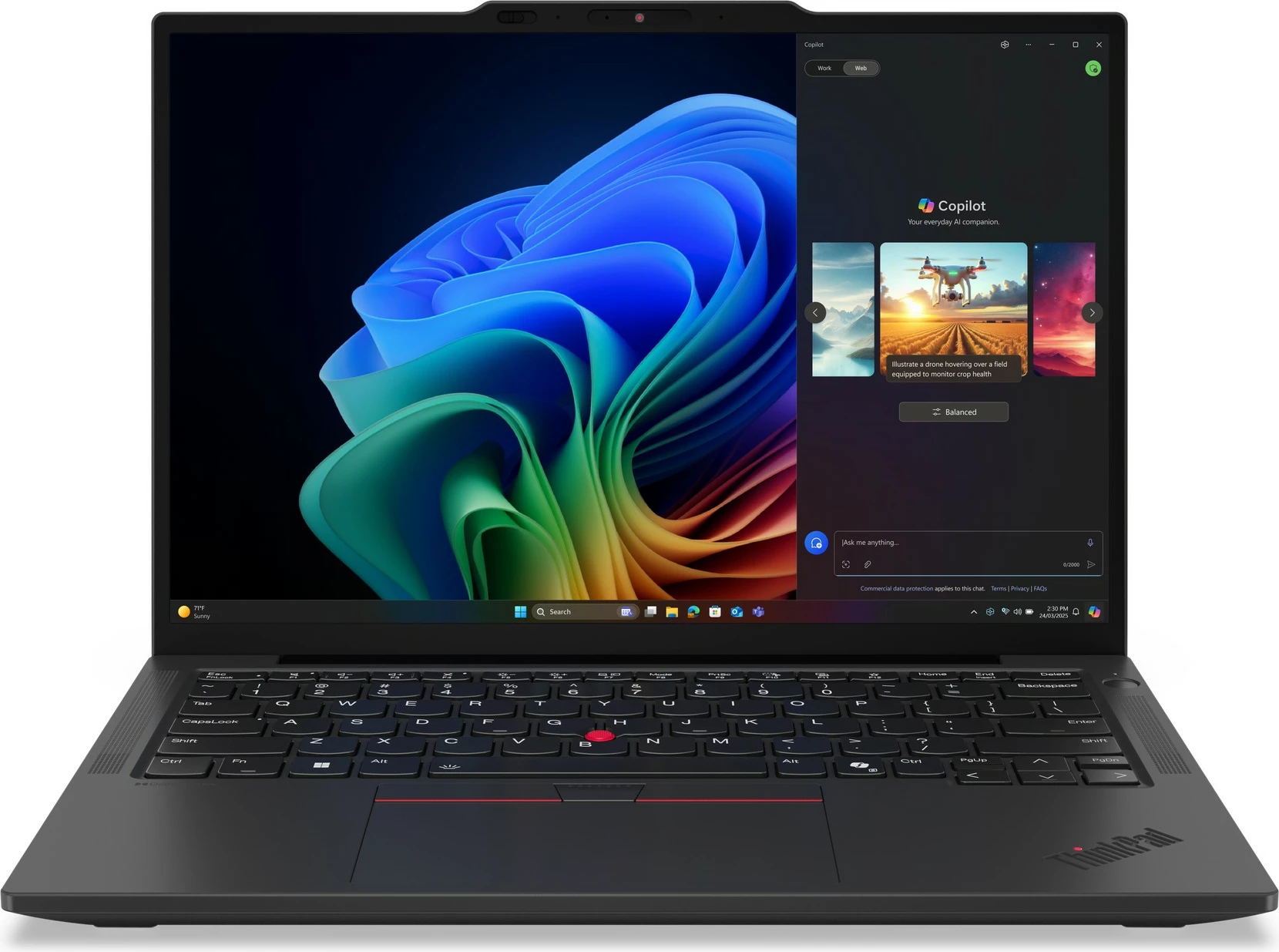Kompjuter Lenovo ThinkPad X13 G6, AMD Ryzen 5 Pro 350, 32GB RAM, 1TB SSD, 13.3 inç, e zezë
