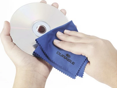 Leckë mikrofibre Durable TECHCLEAN Cloth 200x200 mm, blu