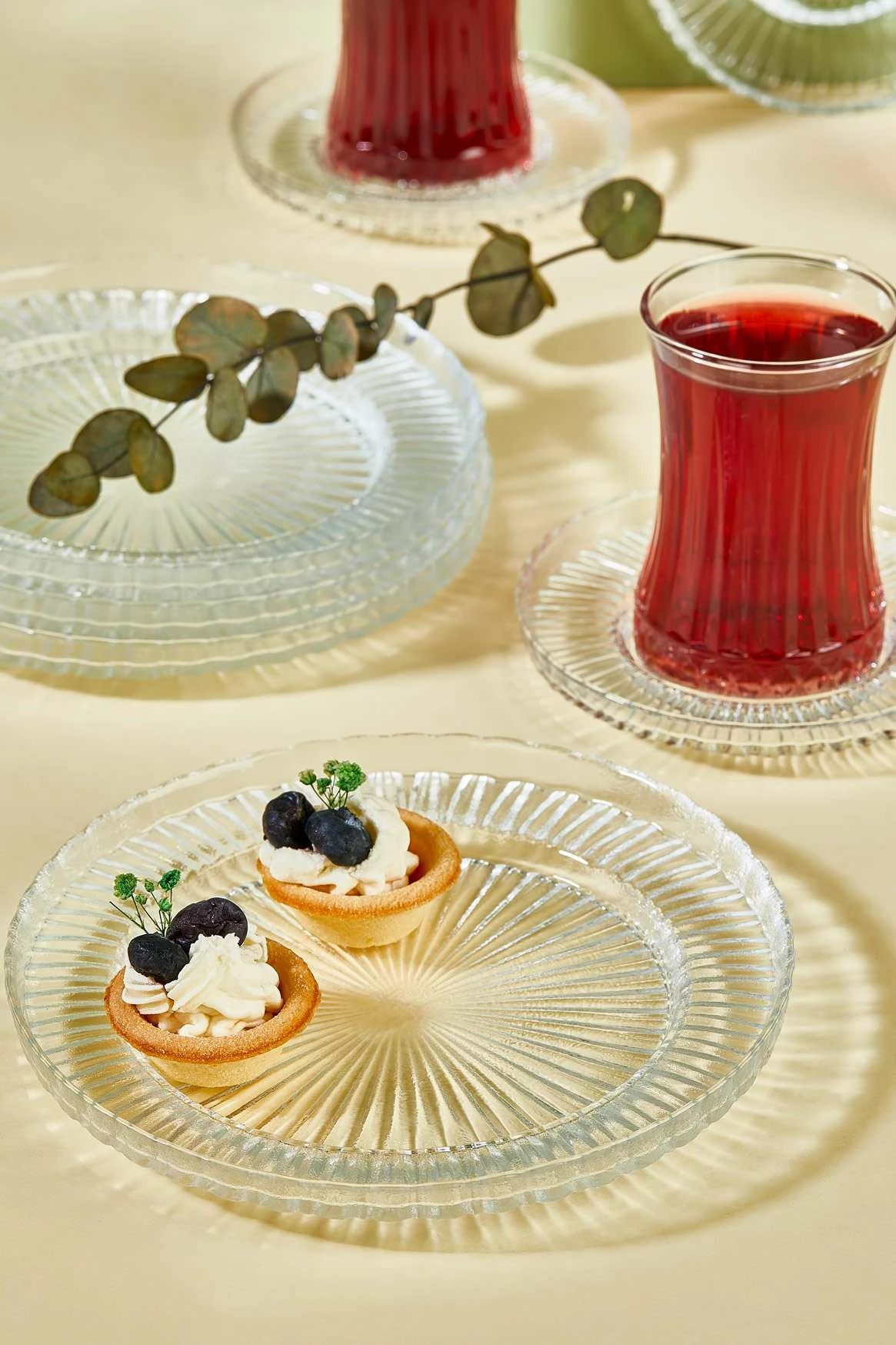 Set çaji prej xhami, 18 copë, Hermia, Riva