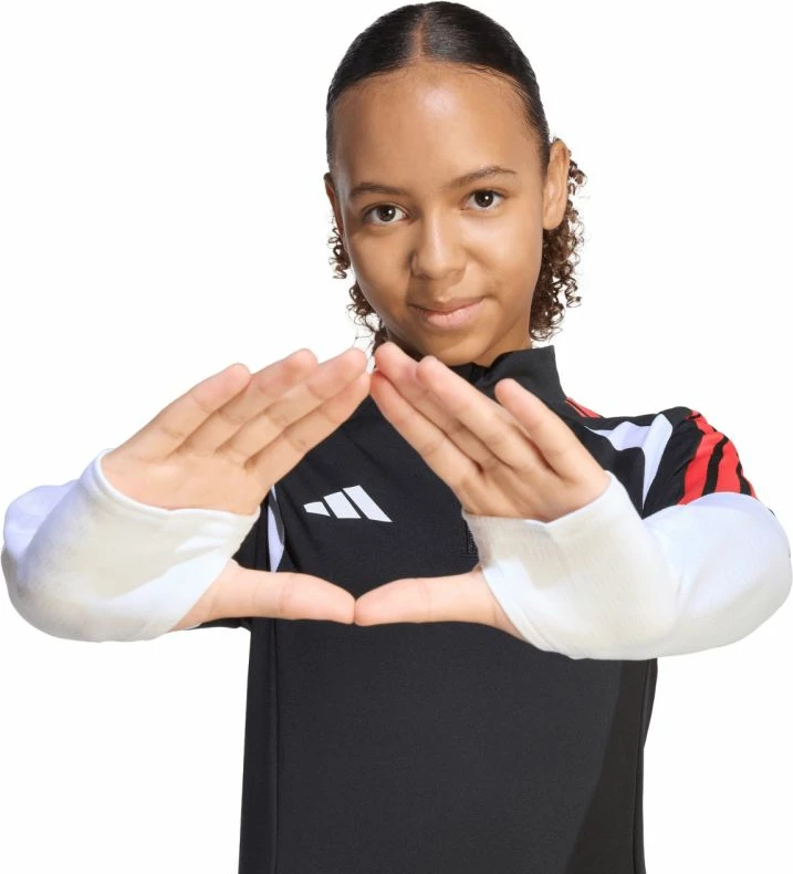 Duks fëmijësh adidas Tiro 26 Competition Training Top KC3783, zi, bardhë, kuqe