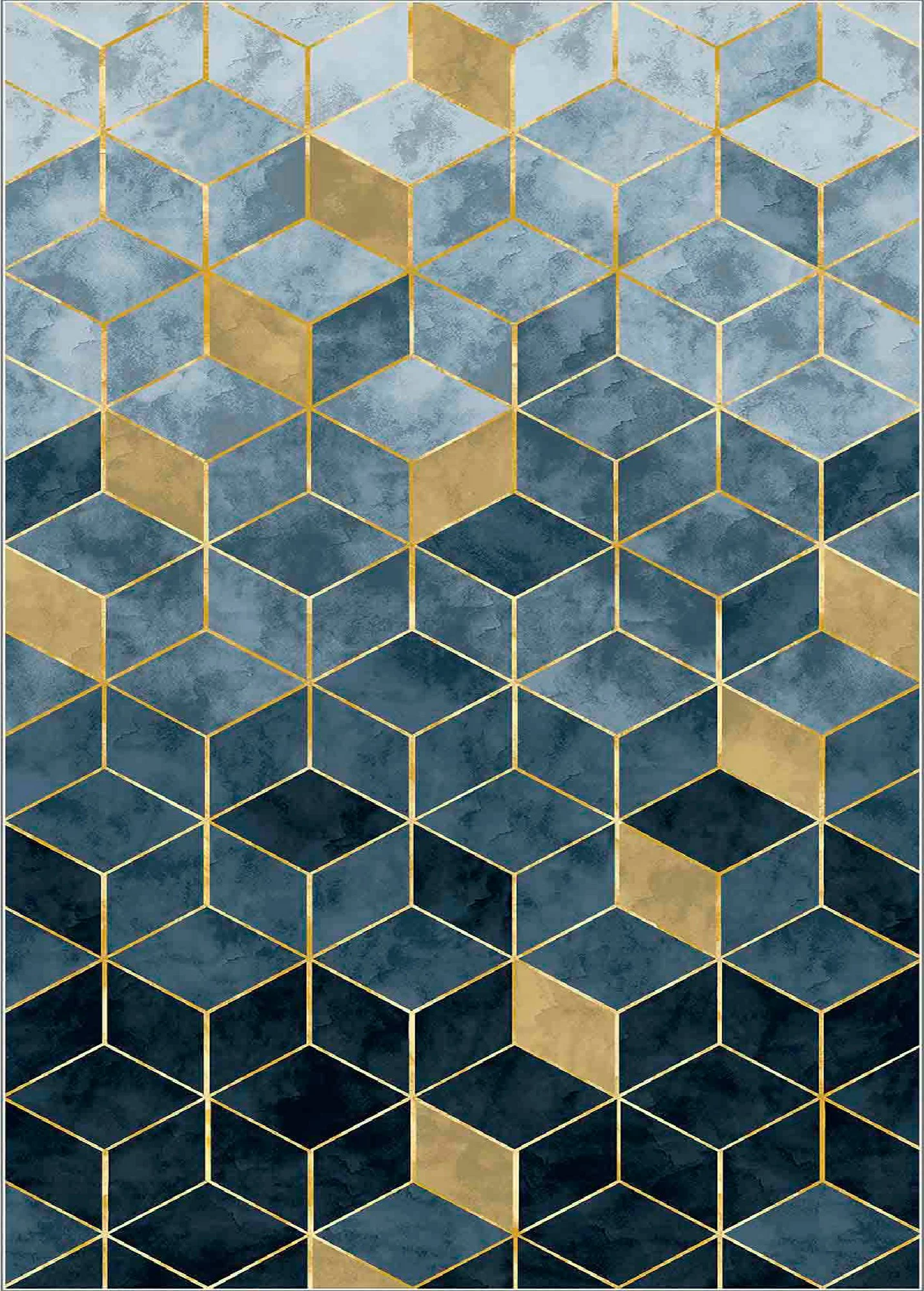 Qilim Conceptum Hypnose, 160x230cm, Exfab215, i bardhë, i gjelbër, i artë