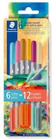 Staedtler Double-Ended Fibre-Tip Pens – Set Markerësh 6/12 Ngjyra