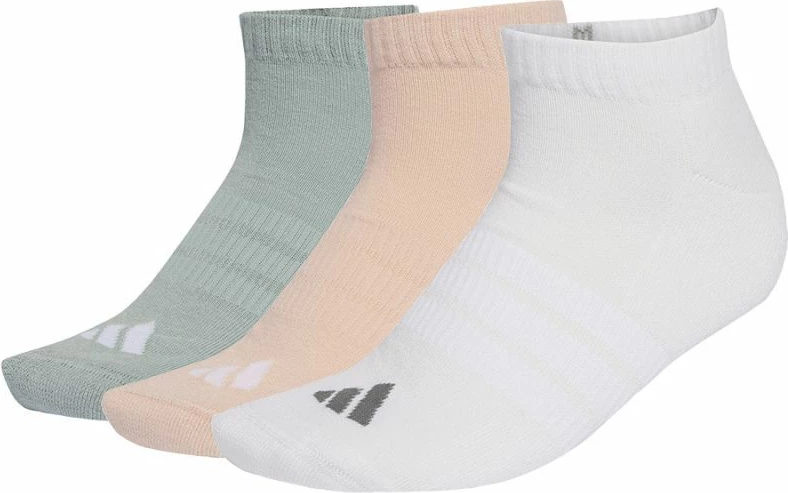 Çorape të shkurtra adidas Cushioned Essentials KD6720, set prej 3 palë
