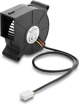 Ventilator radial DeLOCK 60x60x25 mm, 12V DC, 3-Pin, i zi
