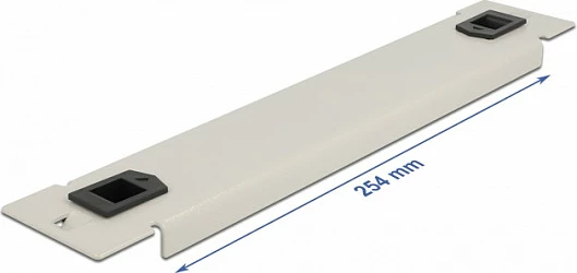Panel i verbër DeLOCK 10" 1U, metal, instalim pa vegla, gri