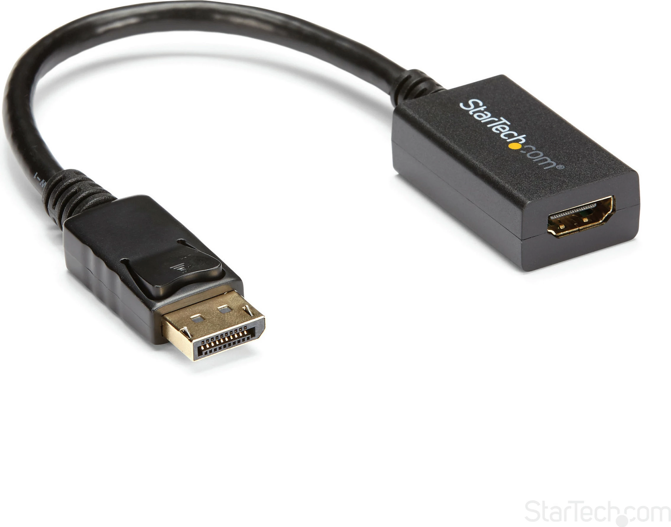 Adapter kabllo DisplayPort në HDMI StarTech DP2HDMI2, 0.21 m, 1080p, i zi