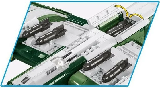 Set ndërtimi Cobi Klocki Junkers JU-88, 1160 pjesë, plastikë, Historical Collection