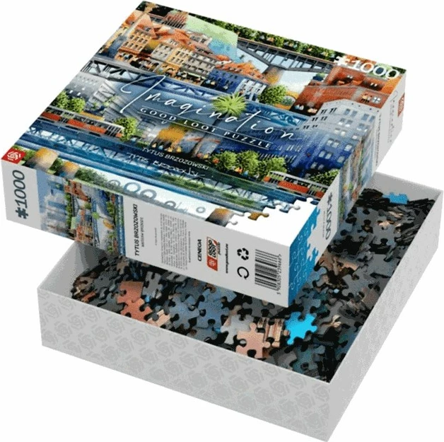 Puzzle Cenega Publishing Good Loot Imagination, 1000 elemente, Tytus Brzozowski, Multikolor