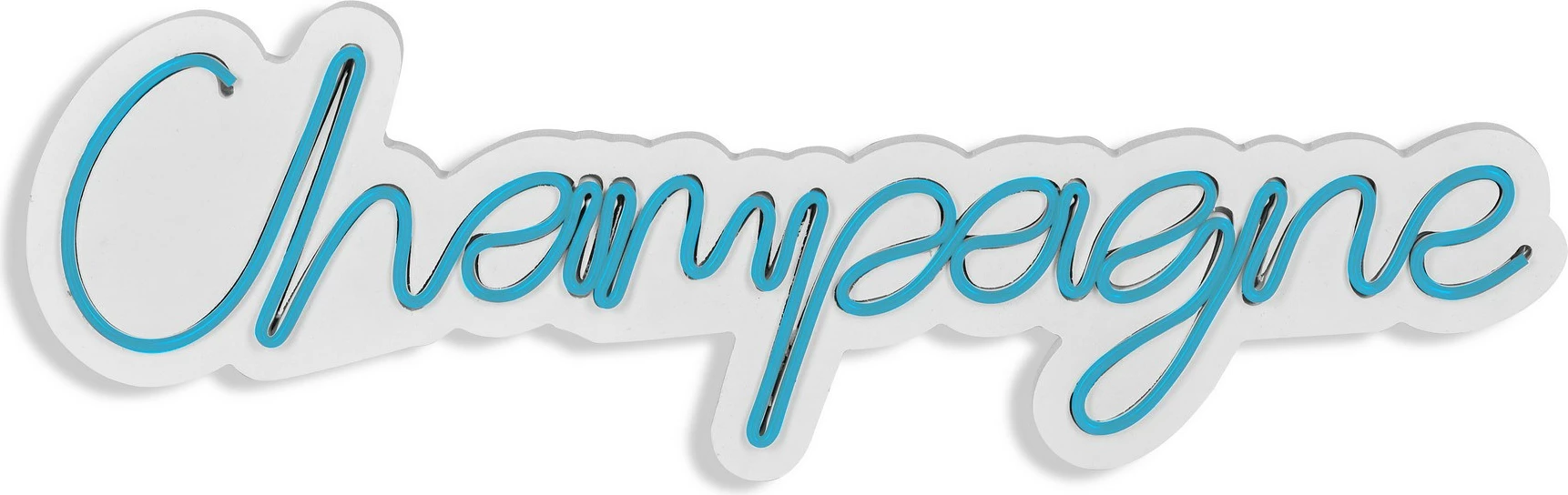 Dritë dekorative murale LED, plastikë, ngjyrë blu, Champagne