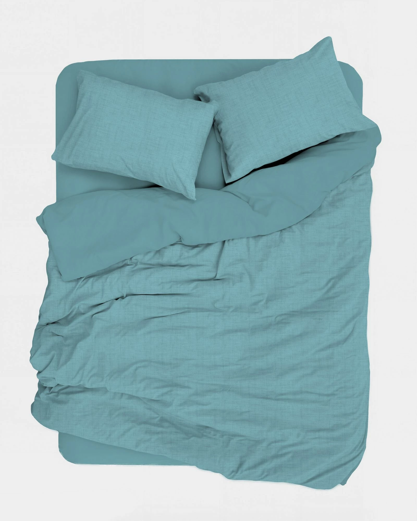 Set mbulesë për jorgan King, Nesto Kombin, ngjyrë petrol, L'Essentiel Linge de Maison