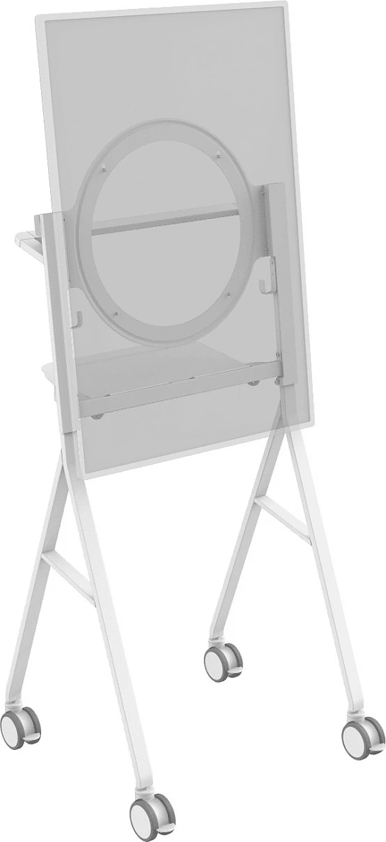 Stativ dyshemeje portativ Vision Magic VFM-F10/HB, për ekran 50-55", 45 kg, i bardhë