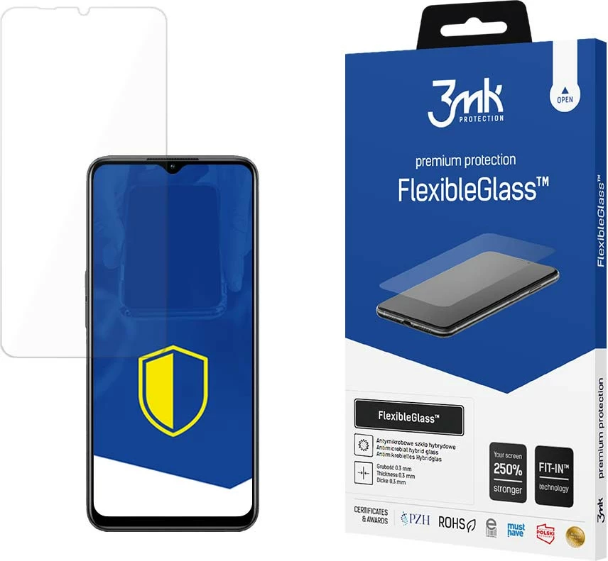 Xham mbrojtës hibrid 3mk FlexibleGlass për Oppo A78 5G