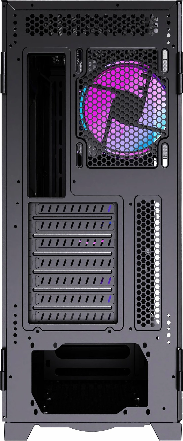 Kasë PREYON Nest Meshy+ PRENMP04B Midi Tower ATX/e-ATX me 4 ventilatorë ARGB, e zezë