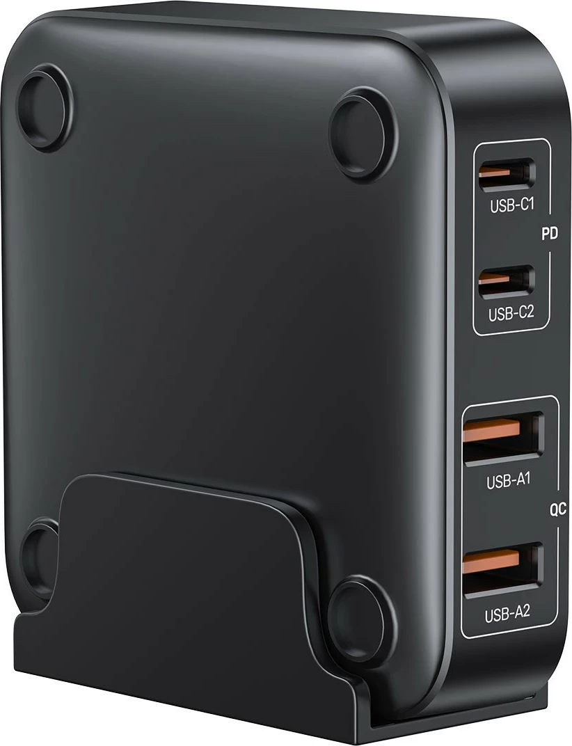 Karikues Unitek GaN 100W 2xUSB-A 2xUSB-C, i zi