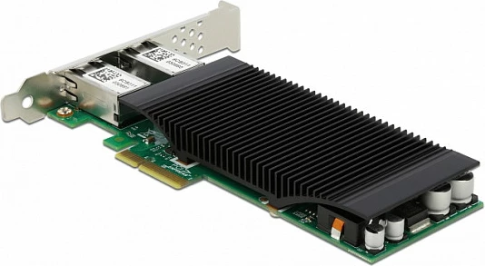 Kartelë rrjeti DeLOCK PCI Express x4 Intel I350, 2x RJ45 Gigabit, PoE+