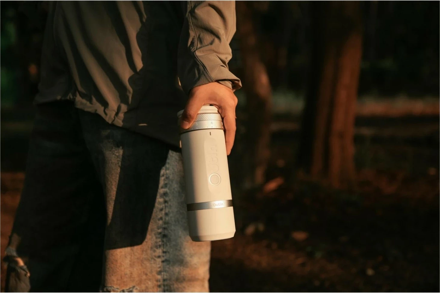 Mulli elektrik kafeje OutIn Fino OTCG-01, portabël, Sandstone White