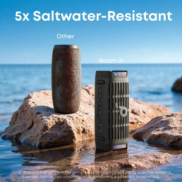 Altoparlant portativ Bluetooth Anker Soundcore Boom 3i 50W IP68 16-orë bateri, i zi