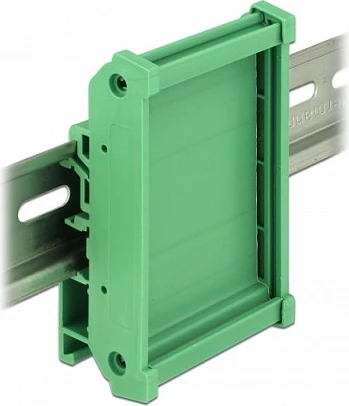 Mbajtës pllake qarku DeLOCK 65989 për DIN shinë, 50 mm, plastikë, i gjelbër