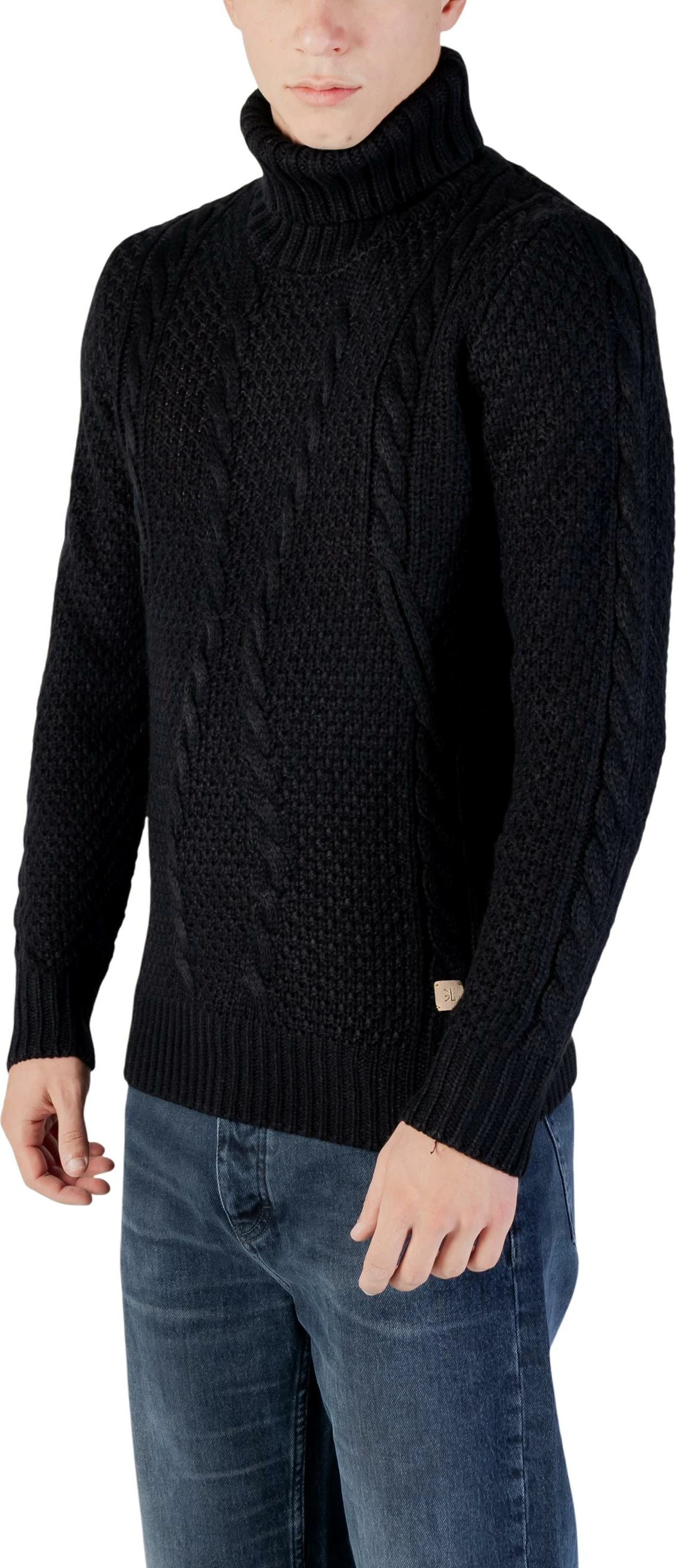 Xhemper për meshkuj Gianni Lupo M. COLLO ALTO BW793-F25, i zi [Madhësia: XXL]