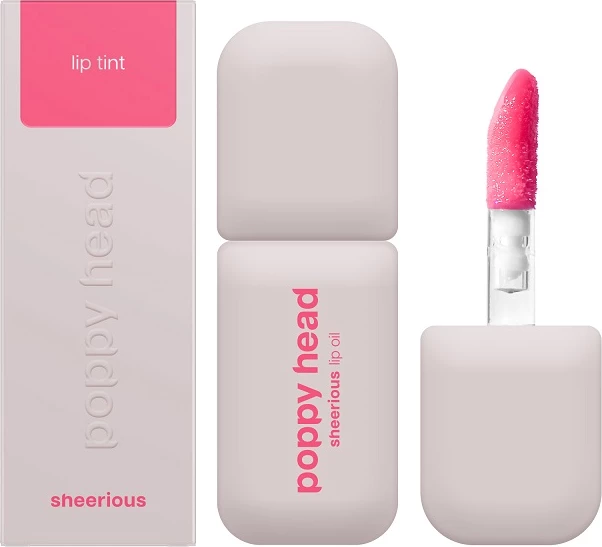 Vaj për buzë për femra Poppy Head Sheerious Tinting, Sheerious, 4g