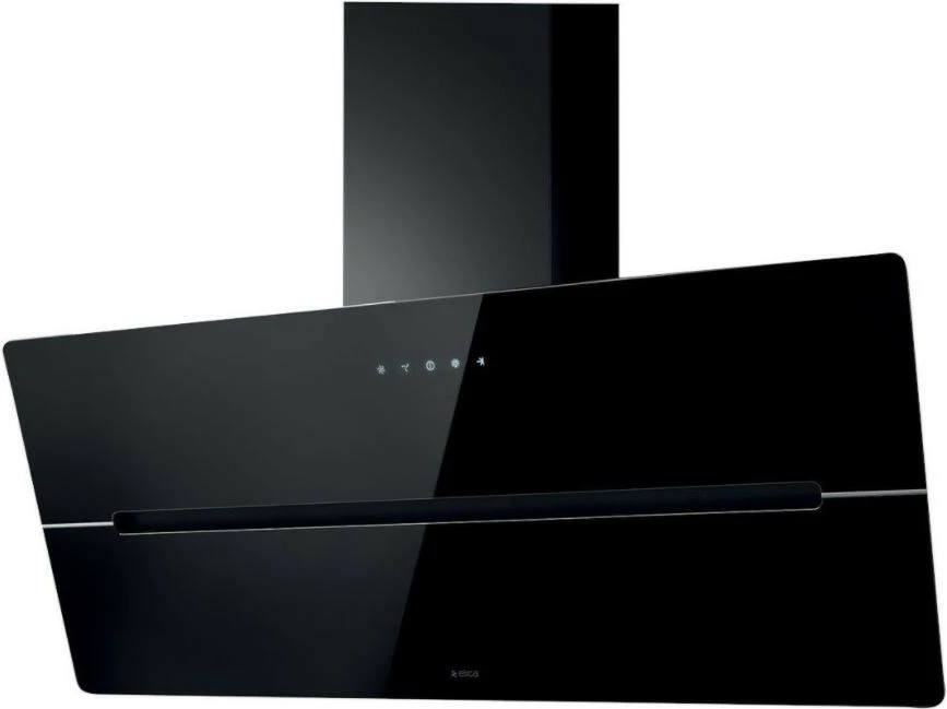 Okap Elica WISE BL/A/90, 90 cm, i zi, montim në mur