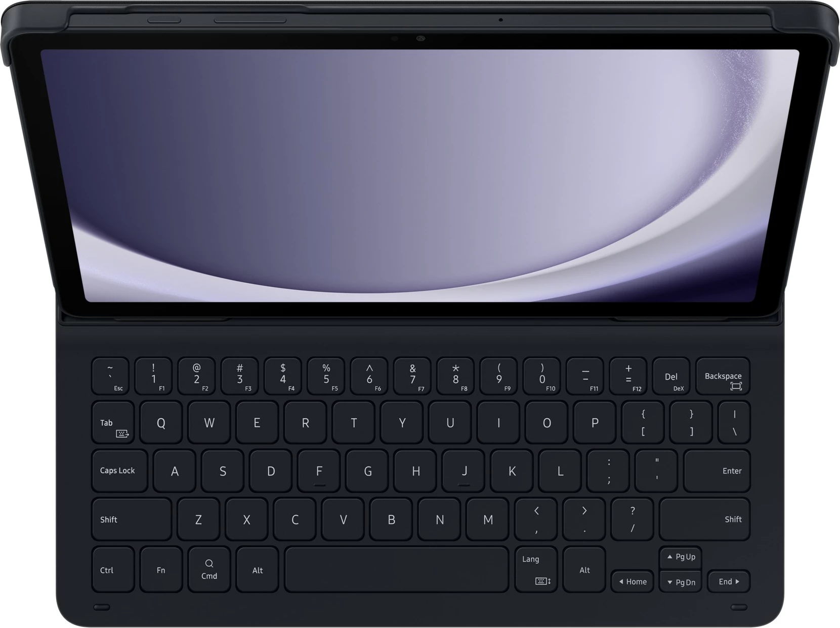 Mbështjellës tastierë Samsung Book Cover Slim EF-DX211BBGGDE Tab A9+ e zezë