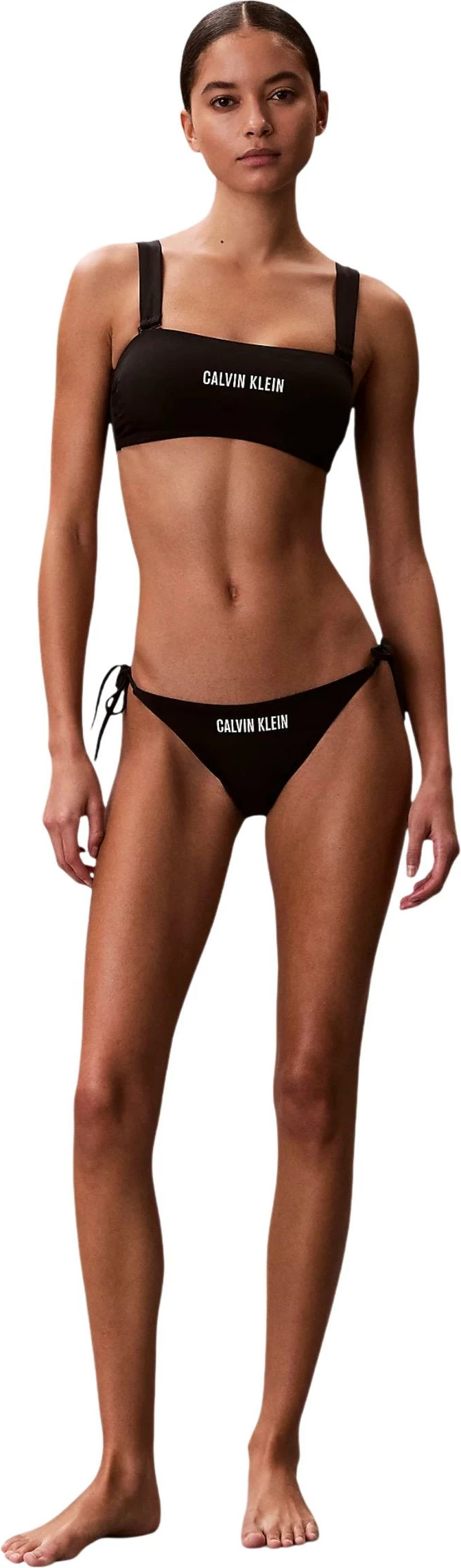 Të poshtme bikine për femra Calvin Klein Jeans LV00Q61220, të zeza [Madhësia: L]