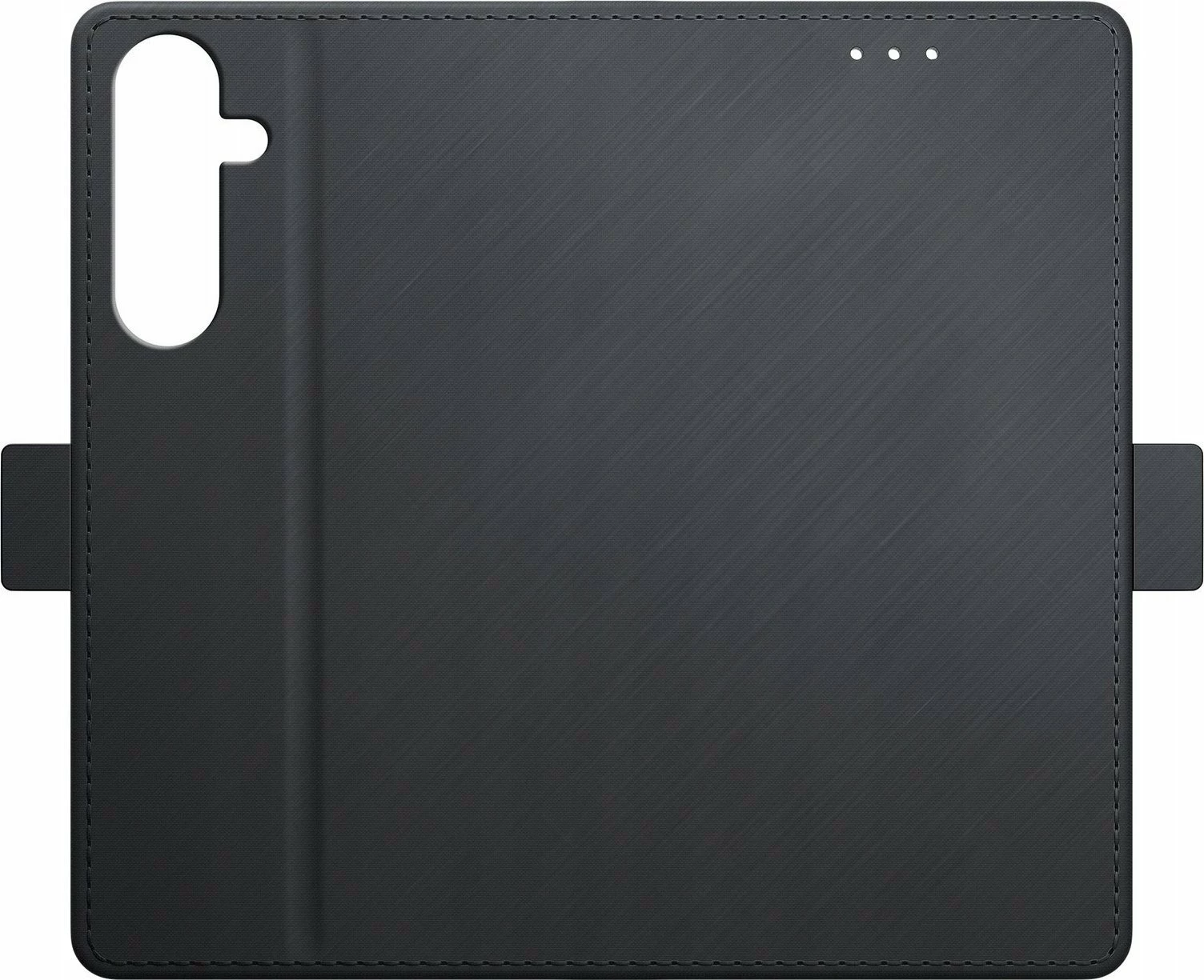 Mbështjellës 3MK Wallet Case për Samsung Galaxy A36 5G, me xham të kalitur, i zi