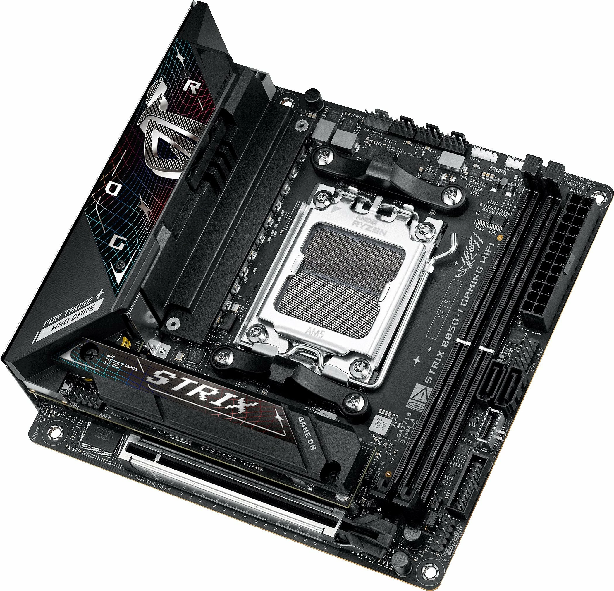 Pllakë amë Asus ROG STRIX B850-I GAMING WIFI Mini-ITX AM5 DDR5 Wi‑Fi 7