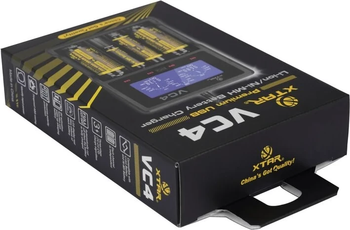 Karikues për bateri XTAR,VC4SL, 18650