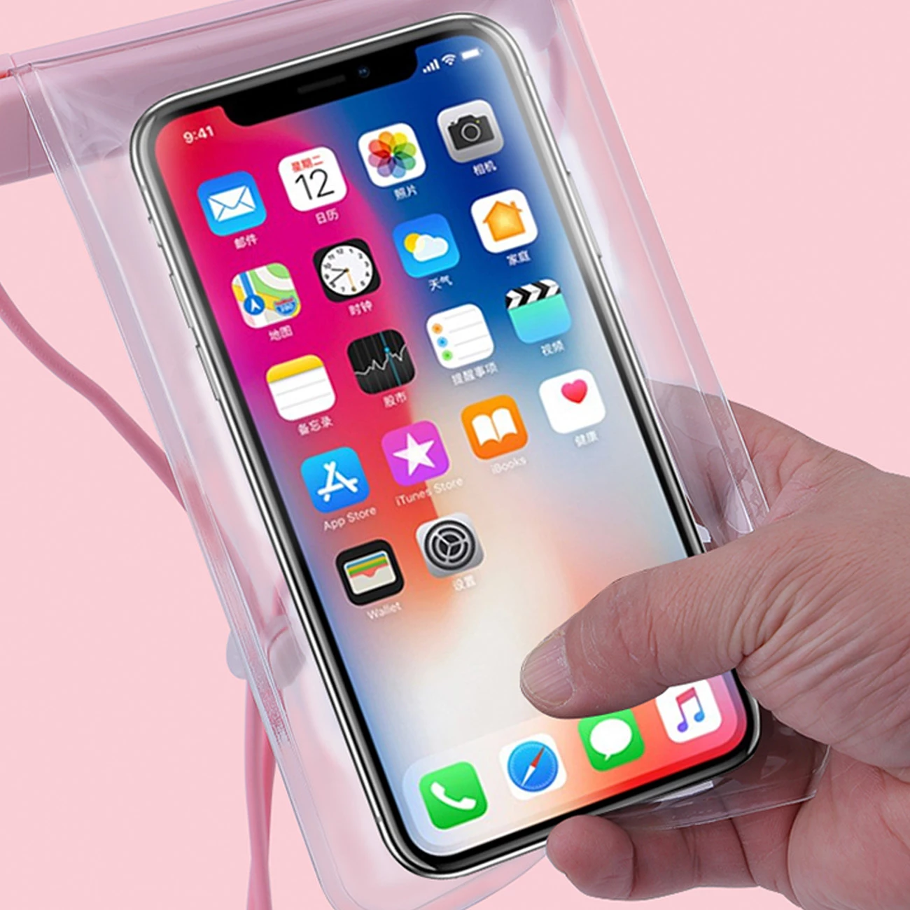 Mbështjellës i papërshkueshëm nga uji për celular Hurtel WN-01B, 115x220 mm, i zi