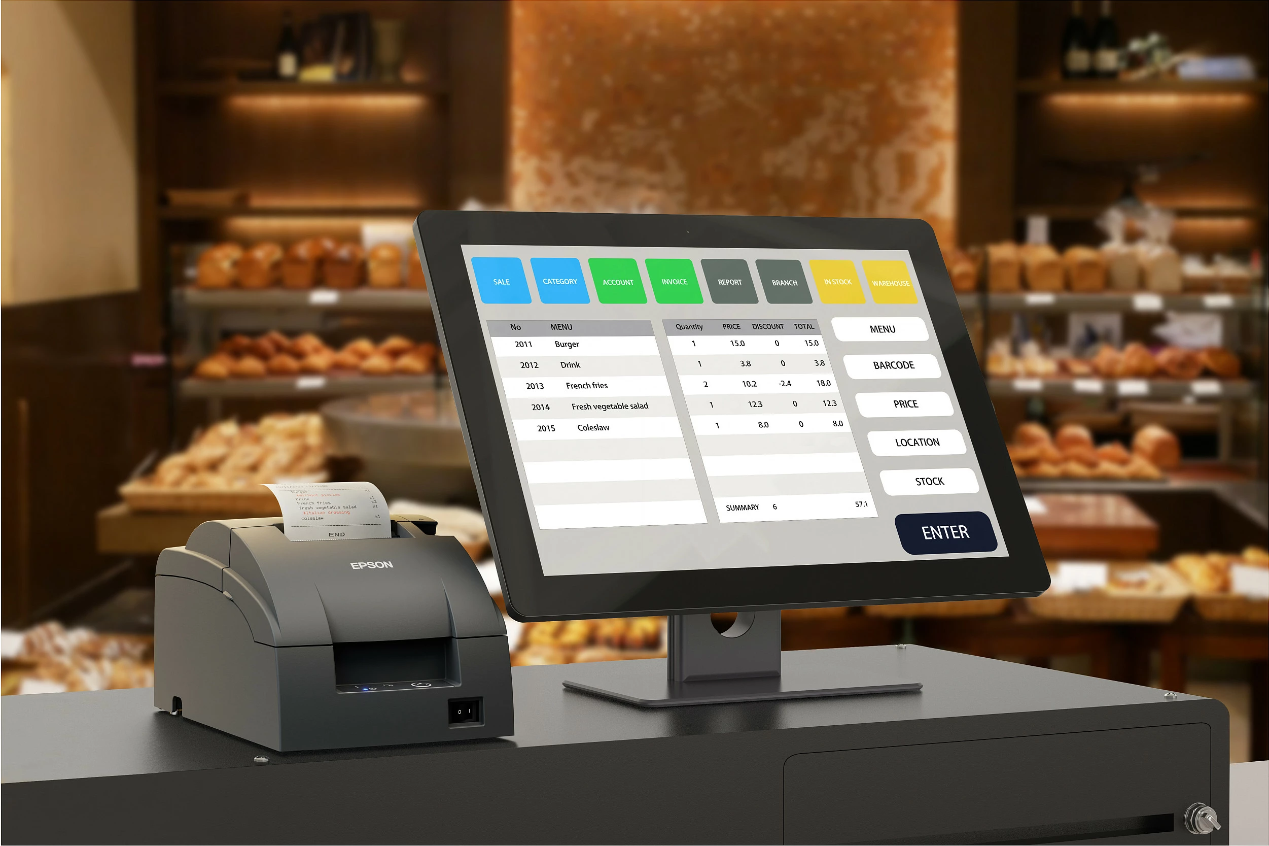 Printer POS Epson TM-U220IIB (102), dot-matrix, RS-232, prerëse automatike, 4.7 lps, gri