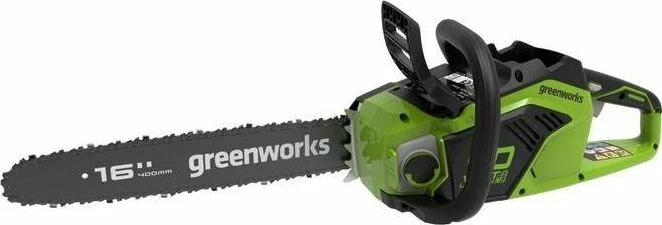 Sharrë zinxhir me bateri Greenworks GD40CS18 40V 40cm, jeshile/zezë