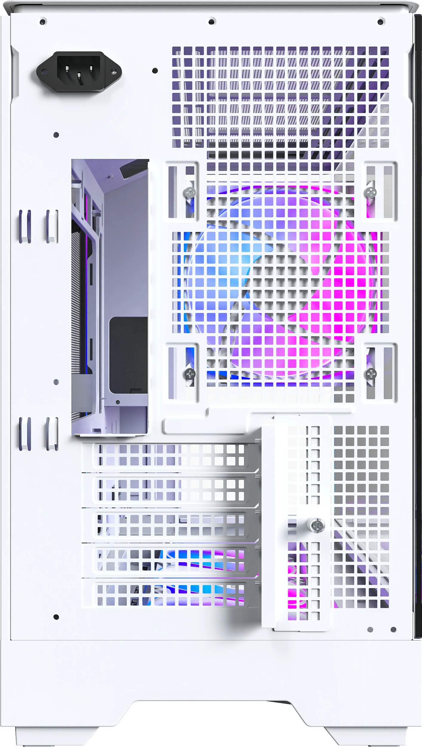 Kasë Montech KING 15 PRO, Midi-Tower, xham i kalitur, RGB, e bardhë