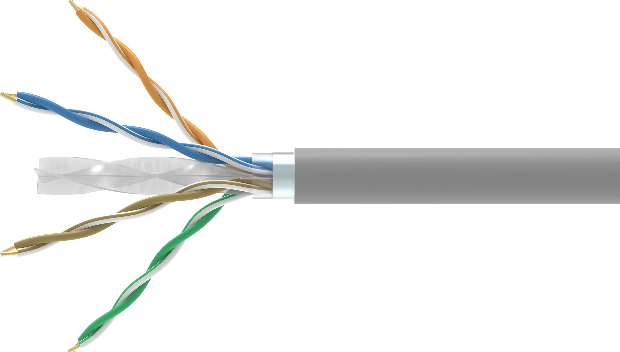 Kabllo rrjeti Equip Cat6 F/UTP 305m, gri