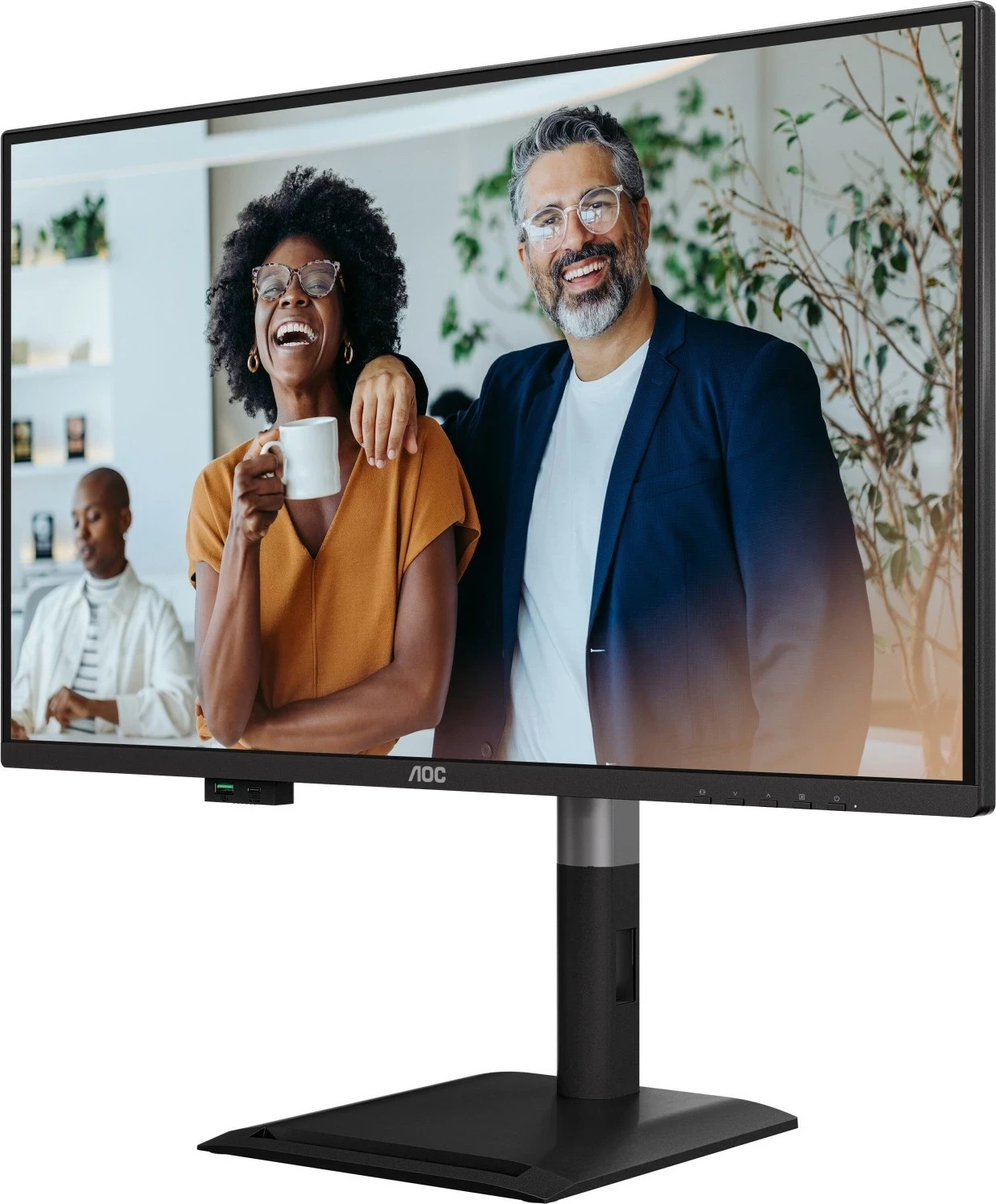 Monitor AOC Q27P4CV, 27 inch, QHD, IPS, 120Hz, USB-C PD96W, zi