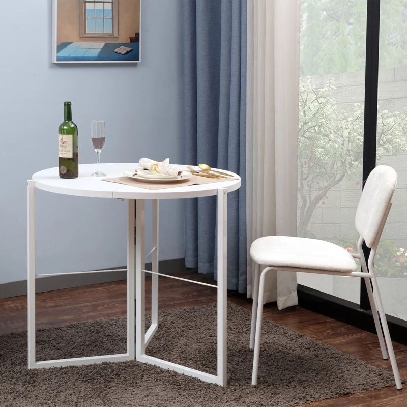 Tavolinë Talen, ngjyrë e bardhë, D80x74cm